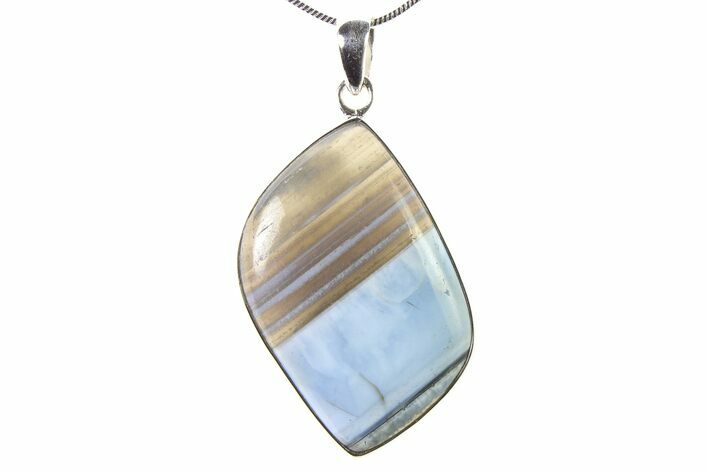 Owyhee Blue Opal Pendant (Necklace) - Sterling Silver #321474